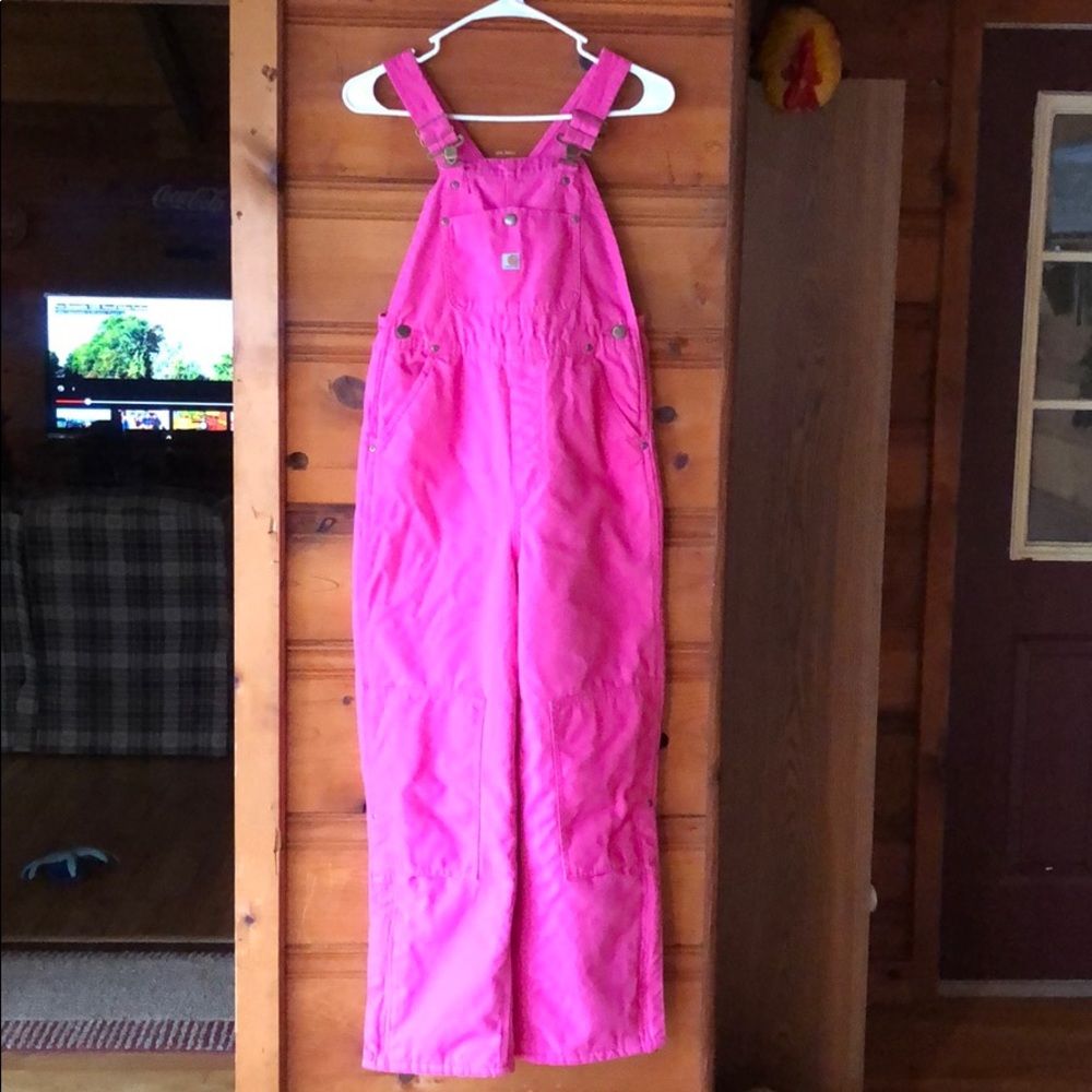 Carhartt girls insulated overalls